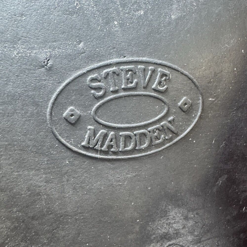 Steve Madden P Fire Mens 13‎ Loafer Shoes Brown Leather Square Toe - Picture 10 of 12
